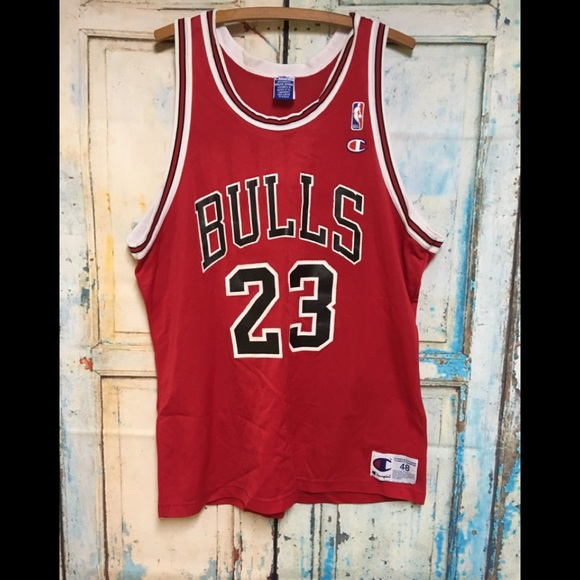 champion bulls jersey 23